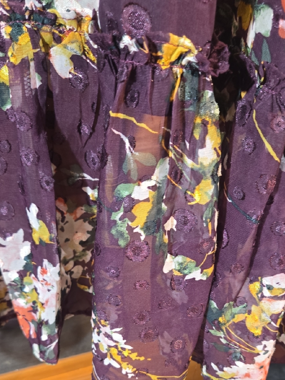 Luxe Lane Bryant Floral High-Low Maxi Dress - Picture 11 of 12